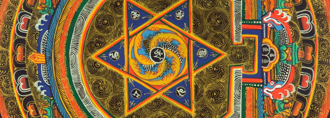 065唐卡系列美术作品唐卡佛画坛城辟邪画