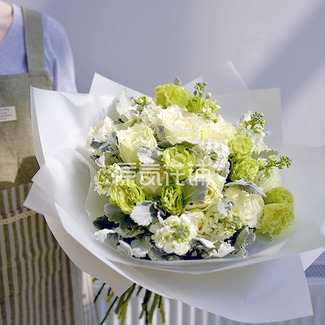 春水--绿色系花束