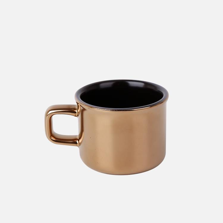 1200°C 炻瓷 黑金咖啡杯-6