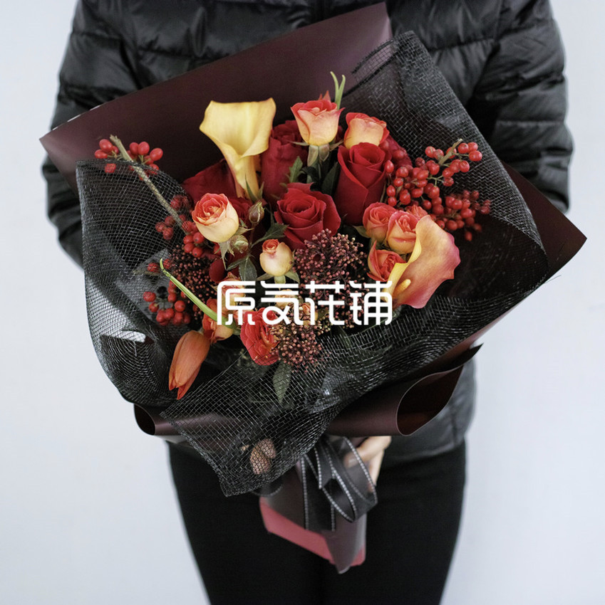 原气花铺-花店-上海-北京新年的花礼—时令花束 仅限1月2月预定-2