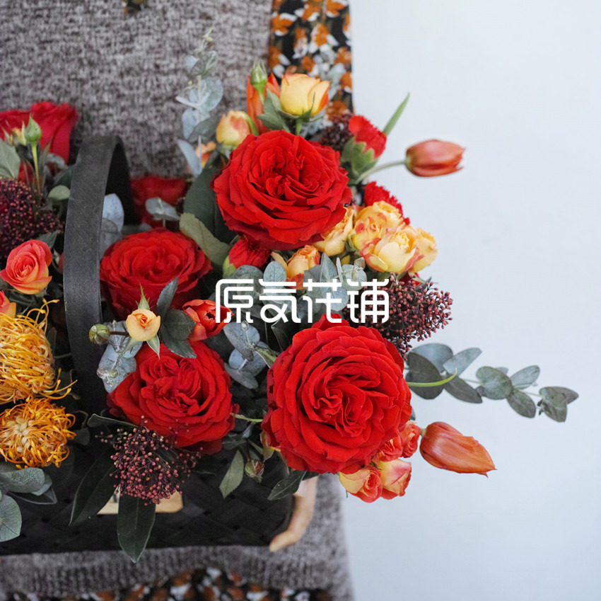 原气花铺-花店-上海-北京新年的花礼—时令花束 仅限1月2月预定-6
