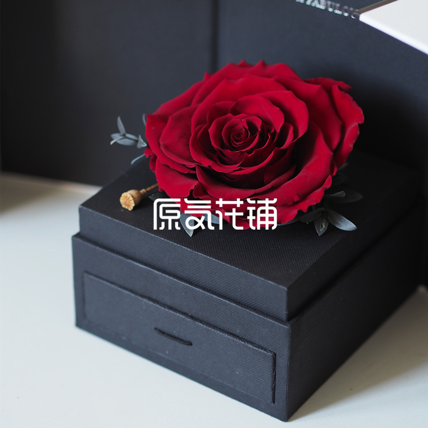 原气花铺-花店-上海-北京挚爱--进口巨型永生玫瑰花盒-2