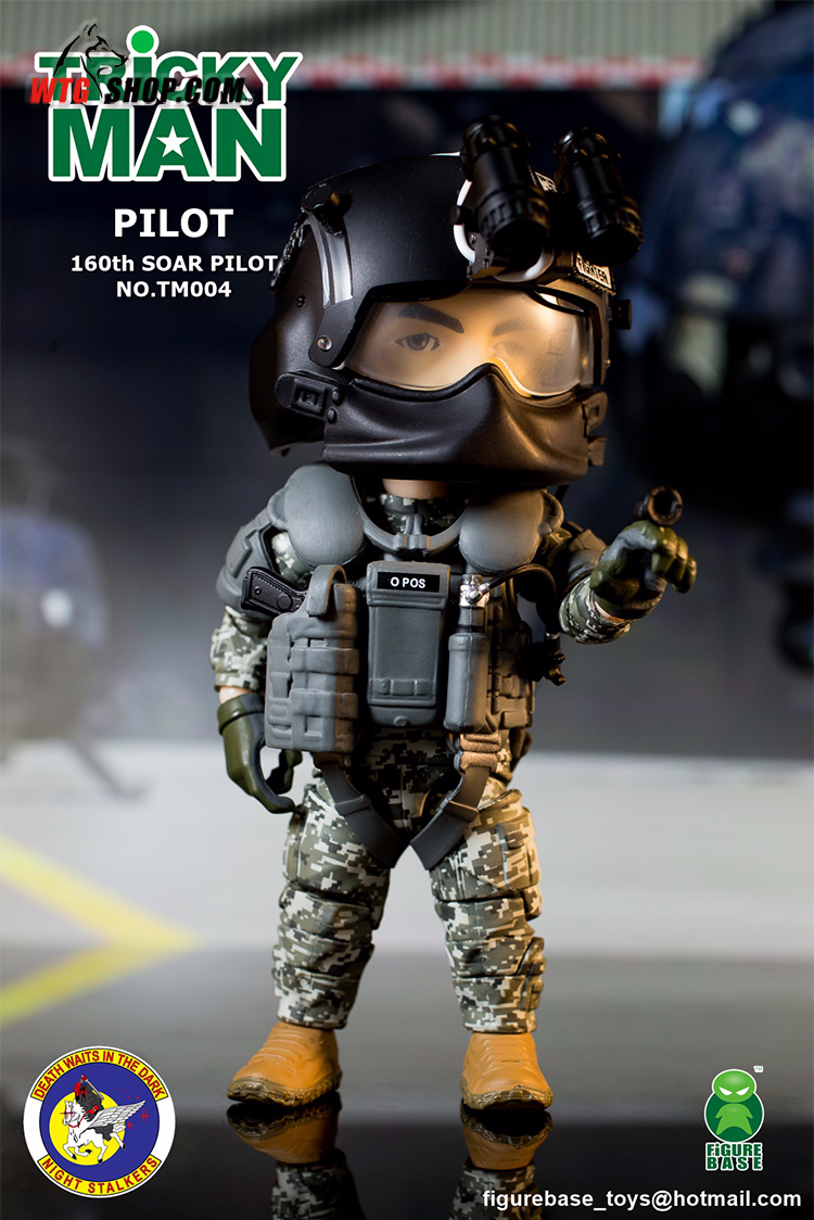 figurebase 授权实体店 trickyman系列 第二弹 5寸q版 海豹6队 fb兵人