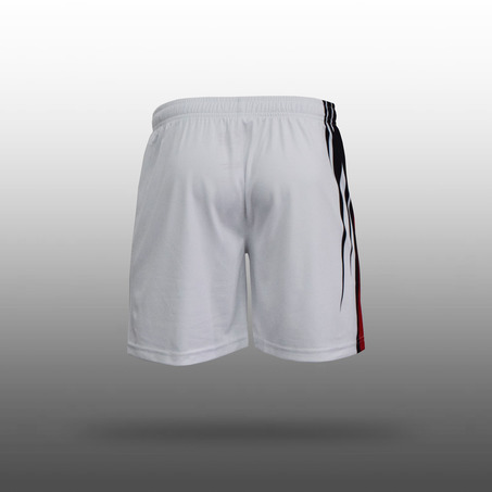 Girls White Volleyball Shorts-4