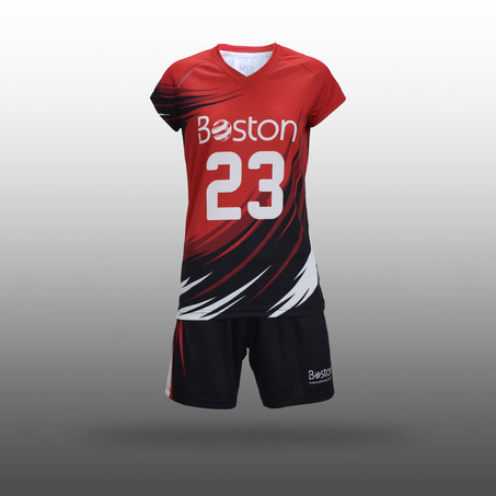 Girls Red Volleyball  Uniforms
