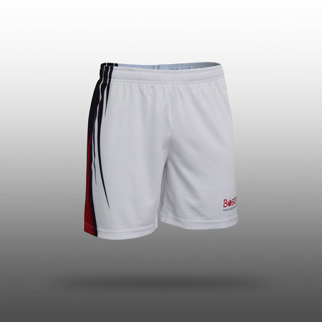 Boys White Volleyball Shorts-3