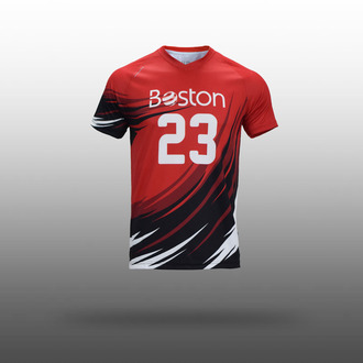 Boys Red Volleyball Top