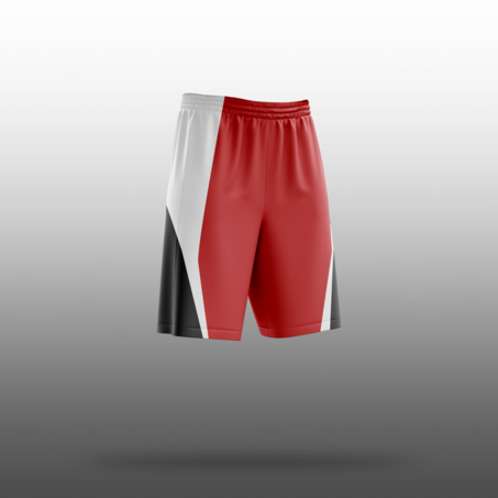 Boston Boys Red Basketball Shorts-2