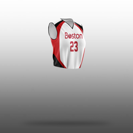Boston Girls White Basketball Top-2