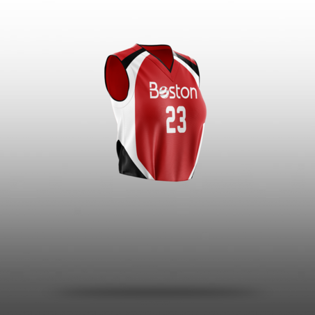 Boston Girls Red Basketball Top-2