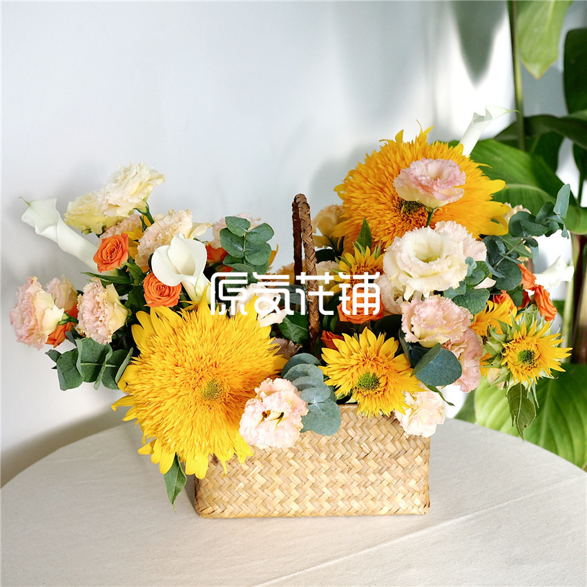 秋日私语 暖色系花篮 秋日私语 暖色系花篮