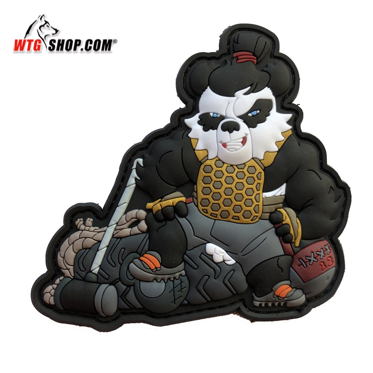 德国tacopsgear 门球熊猫 战术士气章胶章人物章魔术贴章