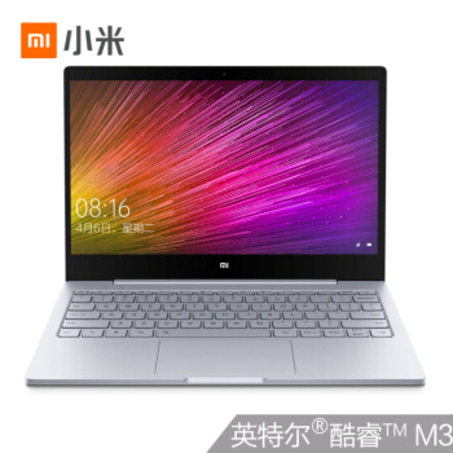 小米(MI) Air 2019款 12.5英寸全金属超轻薄笔记本电脑(英特尔酷睿M3-8100Y 4G 128G FHD Win10正版office)银