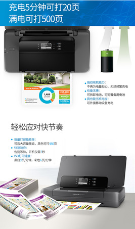 HP OfficeJet OJ200 彩色喷墨打印机-2