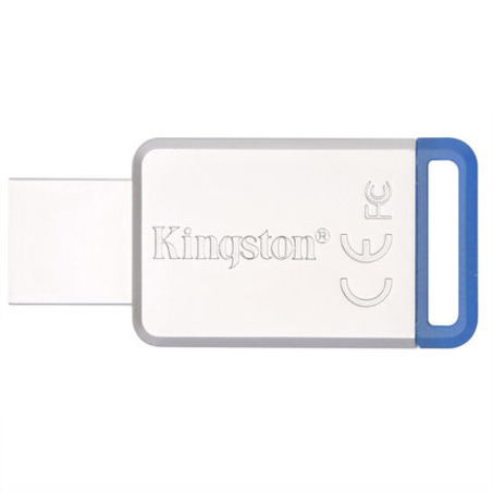 金士顿（Kingston）64GB USB3.1 U盘 DT50 蓝色-2