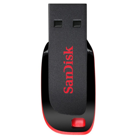 闪迪（SanDisk）8GB USB2.0 U盘 CZ50酷刃 黑红色