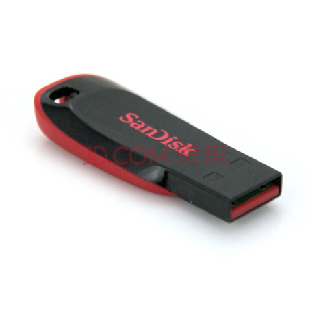 闪迪（SanDisk）8GB USB2.0 U盘 CZ50酷刃 黑红色-4