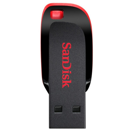 闪迪（SanDisk）8GB USB2.0 U盘 CZ50酷刃 黑红色-5