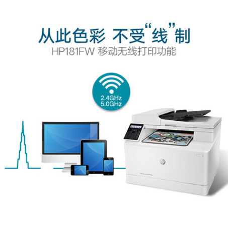 惠普（HP）Color LaserJet Pro MFP M180n 彩色激光多功能一体机-3