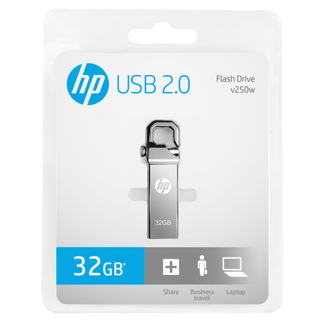 惠普（HP）32GB USB2.0 U盘 V250W 金属黑-3