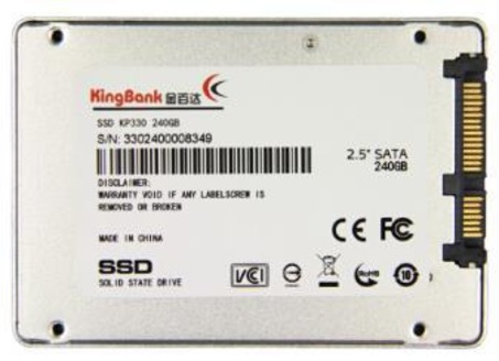 金百达（KINGBANK） 240GB SSD固态硬盘 SATA3接口 KP330-2