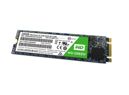 西部数据（WD）240GB SSD固态硬盘 M.2接口(SATA总线) Green系列-3