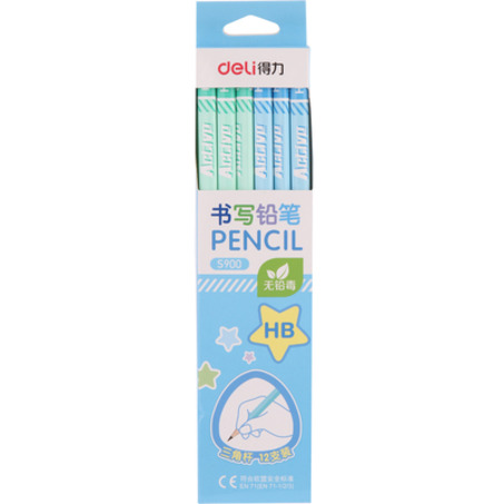 得力S900铅笔(12支/盒)-2