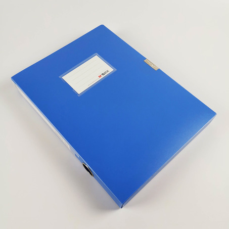 晨光经济型35mm档案盒（蓝）ADM94813(12个/箱,6个起订)-5