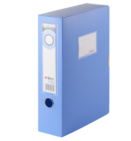 晨光75mm背宽档案盒(蓝)ADM94818B(6个/箱,3个起订)