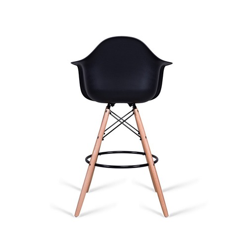 北欧伊姆斯扶手椅塑料椅