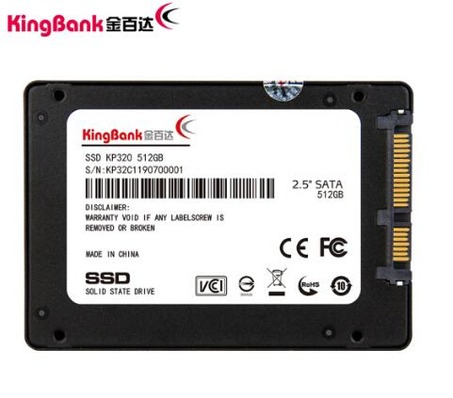 金百达（KINGBANK） 512GB SSD固态硬盘 SATA3接口 KP320-4