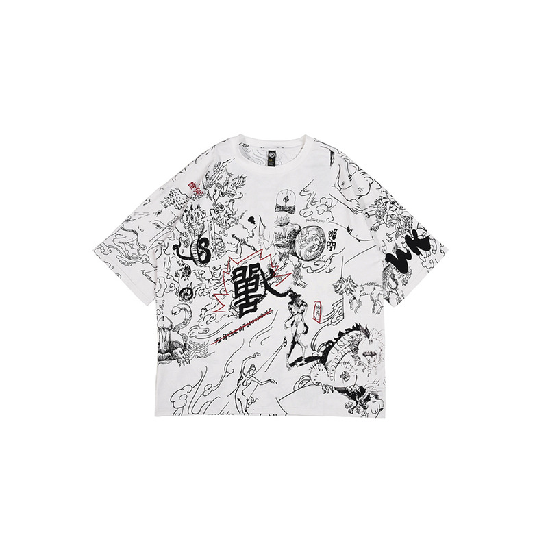 悟空设计师手稿涂鸦t恤