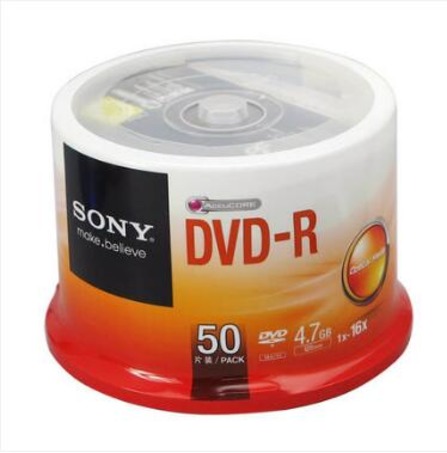 索尼DVD-R刻录光盘/50入