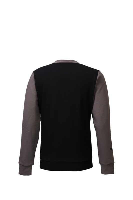 男款圆领卫衣 LT-R1411灰色/黑色