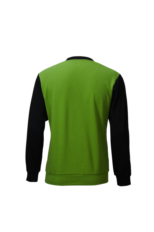 男款圆领卫衣 LT-R1411 黑色/绿色