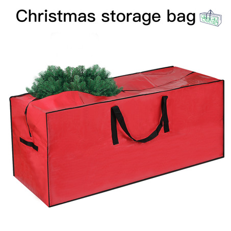 SHareconn 9ft Red Christmas Tree Bag