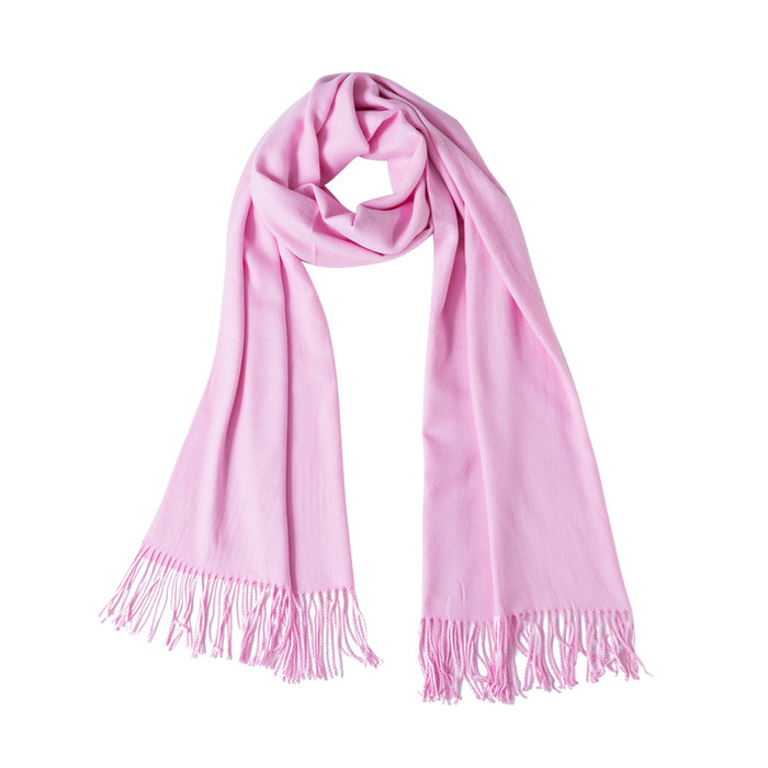 植物草木敲拓染立裁画布围巾-2