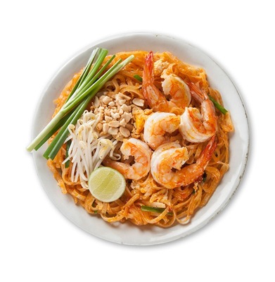 鲜虾拌面条早餐速食袋装懒人食品