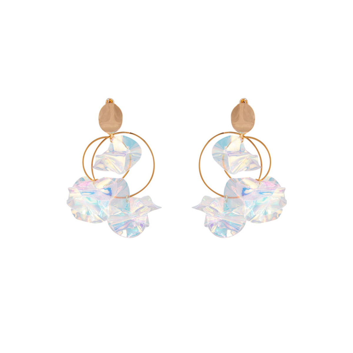 珍珠造型系列 几何造型耳环