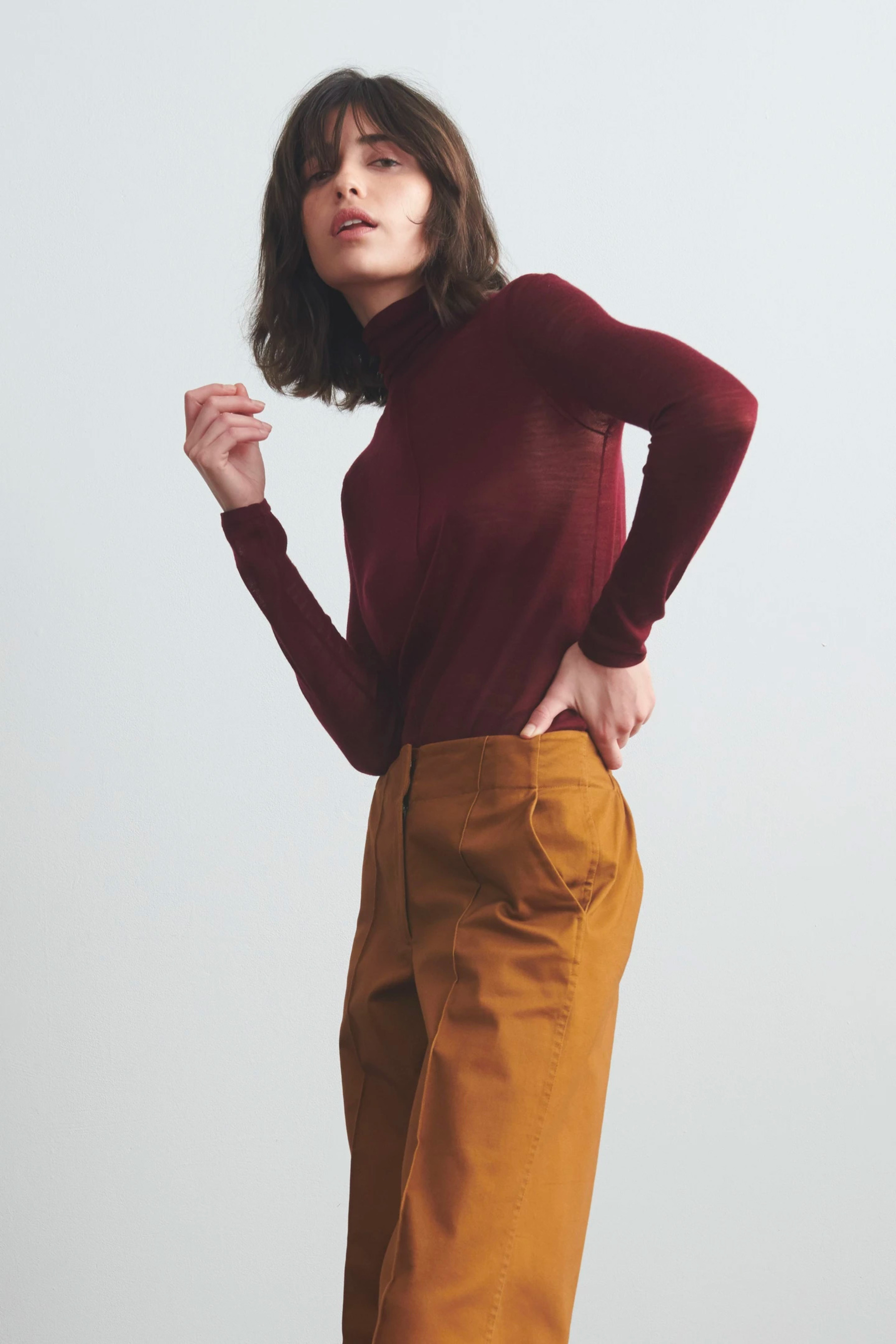 SILK SHIRT DRESS NAVY PRINT-2