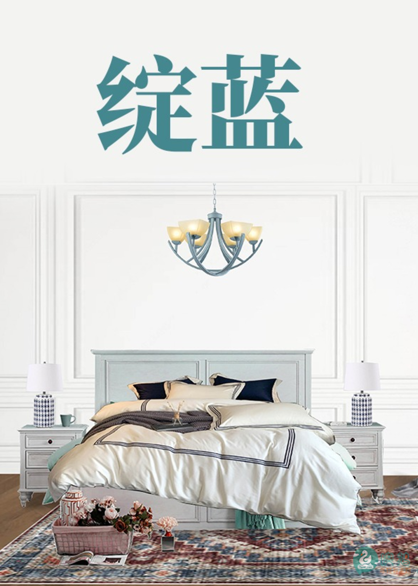 绽蓝     地中海主题