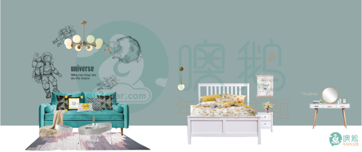 宇航员     北欧主题