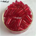15usd transprent red Ngryise 1000pcs Empty Capsule
