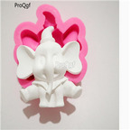 25Usd cute elephant Ngryise 3D cake soap Die Mold