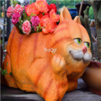 99usd Ngryise 1Pcs A Set Garden cat flower pot Statue Craft