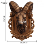 69usd Ngryise Style 61 Animal Head Buddha Goddess Restaurant Tea Shop Bar Decoration Statue Craft