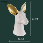 69usd Ngryise Style 89 Animal Head Buddha Goddess Restaurant Tea Shop Bar Decoration Statue Craft