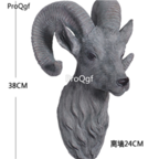 69usd Ngryise Style 125 Animal Head Buddha Goddess Restaurant Tea Shop Bar Decoration Statue Craft