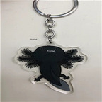 18usd Ngryise 3pcs a set black Axolotl cute keychain