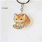 15usd Ngryise 1pcs a set style 5 cute cat keychain